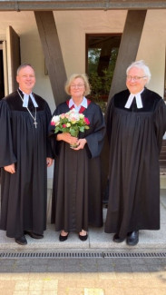 Christine Gehrlein wurde am 11.6. in Wildflecken zur Prädikantin berufen 