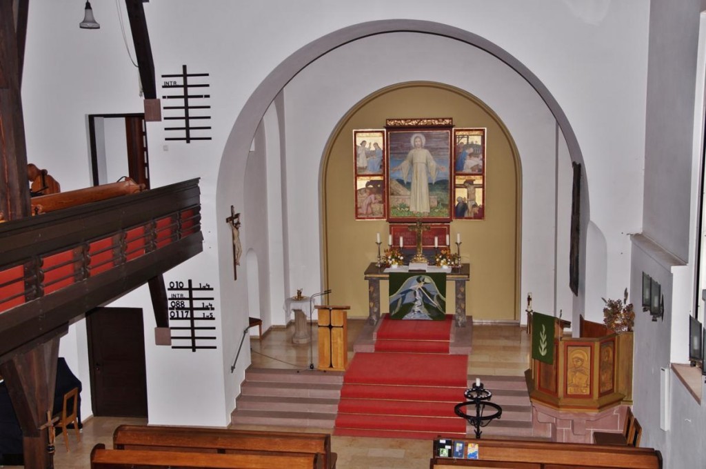 Auferstehungskirche Innenraum Lohr a.Main