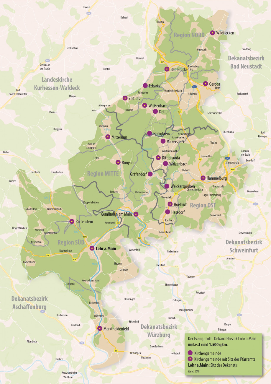 Herzlich Willkommen! Ev.Luth. Dekanat Lohr a.Main