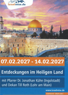 Flyer Israelreise 2027 