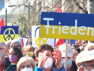 Friedensdemonstration zum Ukraine-Krieg