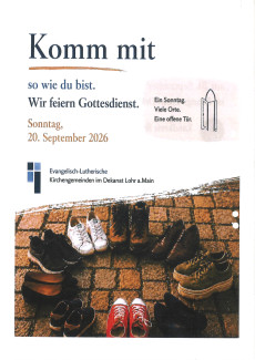 Flyer Komm mit sonntag 2026